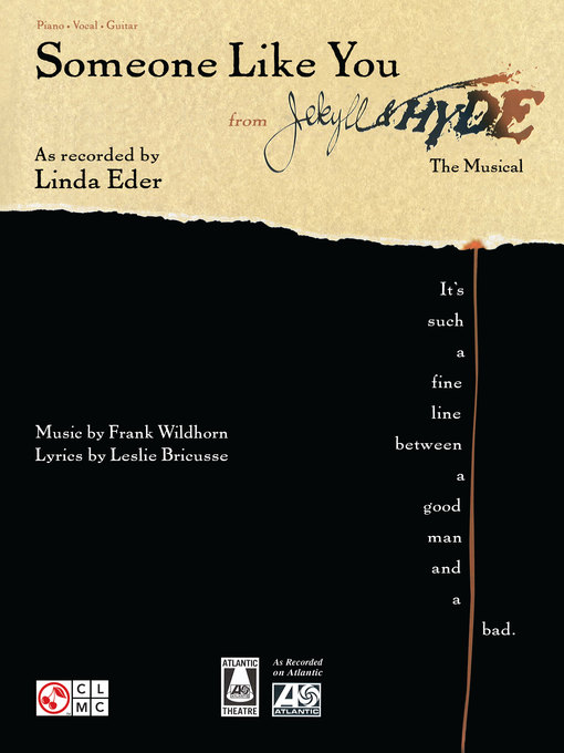 Cover image for Someone Like You from Jekyll & Hyde Sheet Music